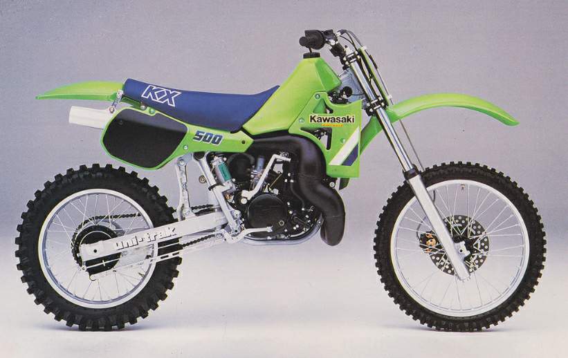 Forføre mikrocomputer cigar Kawasaki KX 500 (1985-86) technical specifications